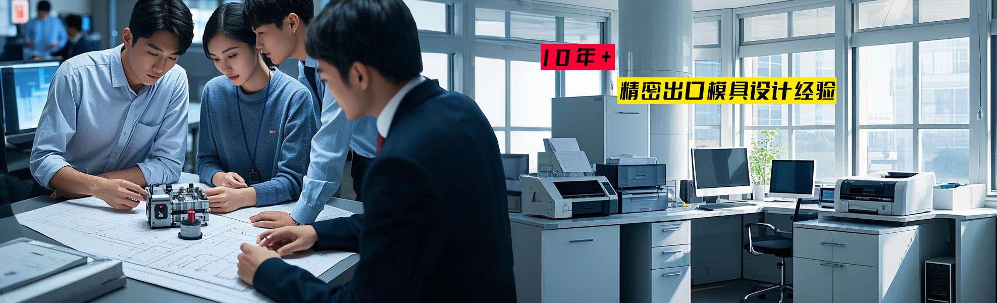 10年以上精密出口模具設計經驗